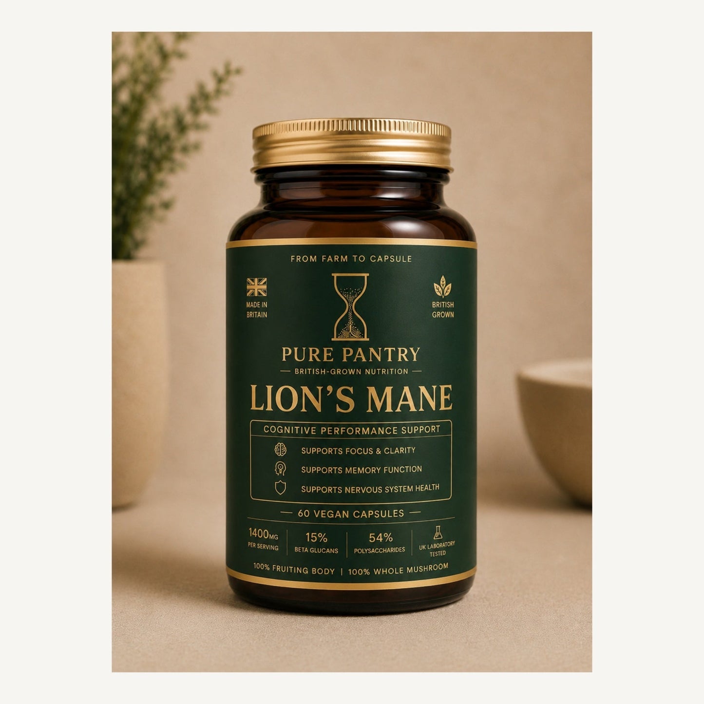 British Lions Mane Capsules